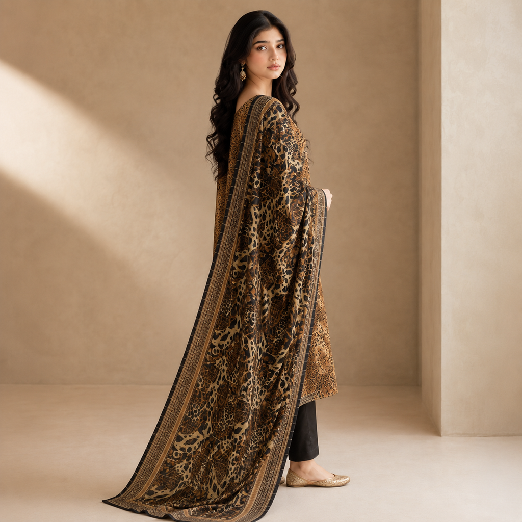 Sable Dune — Signature Printed Lawn 3-Piece